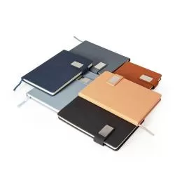 Bloco Caderneta Couro Sintético Personalizado Barato