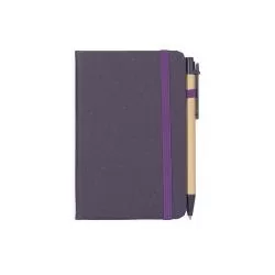 Bloco Caderneta Palha de Trigo com Caneta Personalizado Barato