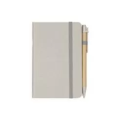 Bloco Caderneta Palha de Trigo com Caneta Personalizado Barato