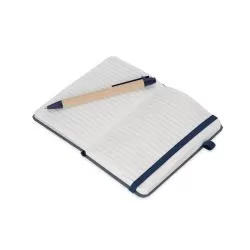 Bloco Caderneta Palha de Trigo com Caneta Personalizado Barato