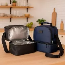 Bolsa Térmica com 2 Compartimentos Personalizada 