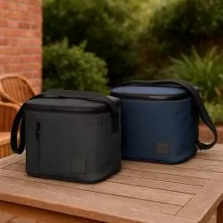 Bolsa Térmica com Alça de Mão e Bolso Frontal Personalizada 