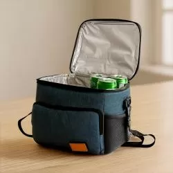 Bolsa Térmica com Bolso Frontal Alça  de Ombro Personalizada Barato