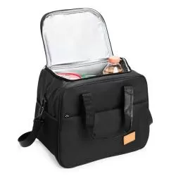 Bolsa Térmica com Bolso Frontal e Bolsos Laterais Personalizada Barato