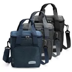 Bolsa Térmica com Bolso Frontal e Bolsos Laterais Personalizada 