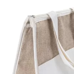 Bolsa Térmica em Algodão e Juta Sintética Personalizada Barato