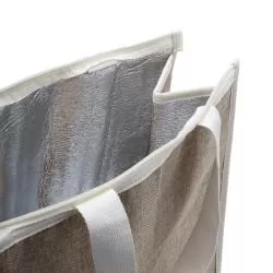 Bolsa Térmica em Algodão e Juta Sintética Personalizada Barato