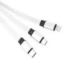 Cabo USB Retrátil 3 em 1 Personalizado Barato