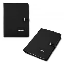 Caderno com Caderno Power Bank bateria 4.000 mAh Personalizado 