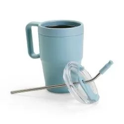 Caneca Térmica com Tampa e Canudo Personalizada Barato