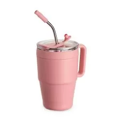Caneca Térmica com Tampa e Canudo Personalizada Barato