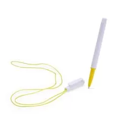 Caneta Plástica Com Cordão Personalizada Barato