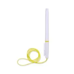 Caneta Plástica Com Cordão Personalizada Barato