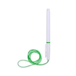 Caneta Plástica Com Cordão Personalizada Barato