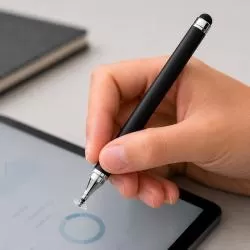 Caneta Plástica Touch 2 em 1 Personalizada Barato