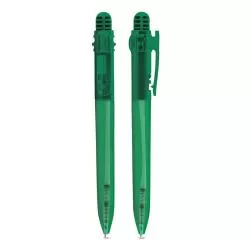 Caneta Plástica Translúcida Personalizada Barato