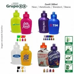 Cantil Plstico com Tampa Rosquevel Personalizado 