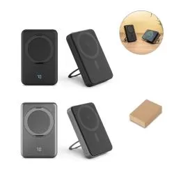 CARREGADOR PORTÁTIL MAGNÉTICO POWER BANK INDUÇÃO10.000 MAH Personalizado 