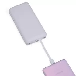 Carregador Portátil Power Bank 10.000mAh com Lanterna e Multissaídas Personalizado Barato