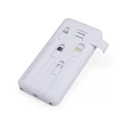 Carregador Portátil Power Bank 10.000mAh com Lanterna e Multissaídas Personalizado Barato