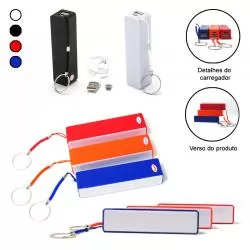 Carregador Portátil Power Bank USB 2000 mAh Personalizado Barato