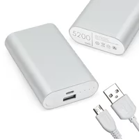 Carregador Porttil Power Bank USB 5200 mAh Personalizado Barato