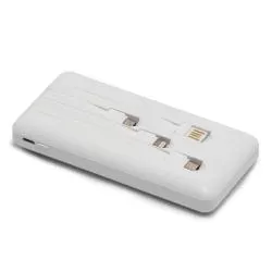 Carregador Power Bank 10.000mAh com Lanterna e Multissaídas Personalizado Barato