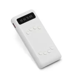 Carregador Power Bank 10.000mAh com Lanterna e Multissaídas Personalizado Barato