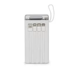 Carregador Power Bank 10.000mAh com Lanterna e Multissaídas Personalizado Barato