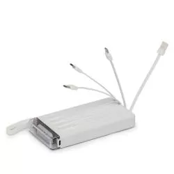 Carregador Power Bank 10.000mAh com Lanterna e Multissaídas Personalizado Barato
