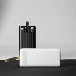 Carregador Power Bank 20.000mAh com Lanterna e Multissaídas Personalizado Barato