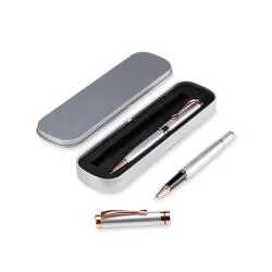 Conjunto Canetas Executivas 2 Peças Personalizado Barato