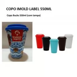 Copo Bucks Imold Label 550ml Personalizado 