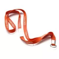 Cordão para Crachá com mini Argola Níquel e Trava Personalizado Barato