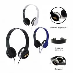 Fone de Ouvido Headphone com Fio Personalizado Barato