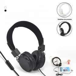 Fone de Ouvido Headset com Fio Personalizado Barato