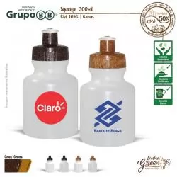 Garrafa Squeeze Ecolgico com Tampa Rosquevel Personalizada 