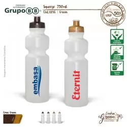 Garrafa Squeeze Ecolgico com Tampa Rosquevel Personalizada 