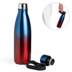 Garrafa Squeeze Metal Térmico com Alça de Silicone Personalizada Barato