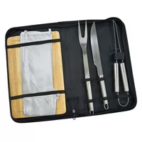 Kit Churrasco 5 Peças Personalizado Barato