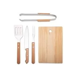 Kit Churrasco 6 Peças Personalizado Barato