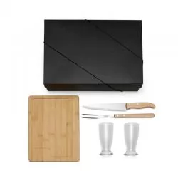 Kit Churrasco com Copos Personalizado Barato