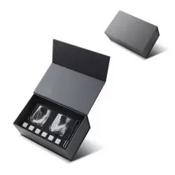 Kit Drink com 2 Copos de Vidro Personalizado 