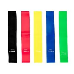 Kit Elásticos para Exercícios com 5 peças Personalizado Barato