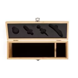 Kit Vinho 4 peças com Caixa Personalizado Barato