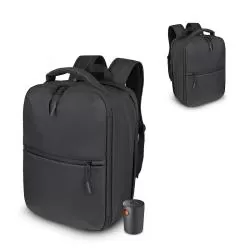 Mochila c/ Compartimento a Vácuo e Expansor Personalizada 