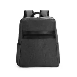 Mochila com Porta Notebook Mescla e Couro Sintético Personalizada Barato