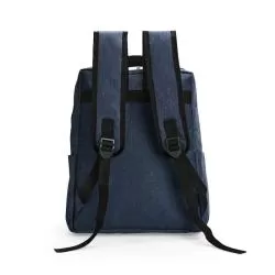 Mochila com Porta Notebook Mescla e Couro Sintético Personalizada Barato