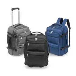 Mochila com Rodinhas Poliéster Personalizada Barato