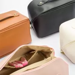 Nécessaire Sintético PU com Alça Personalizado 